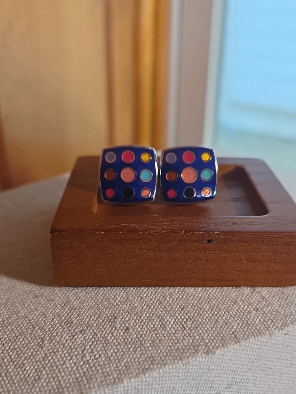 Duchamp London Enamel Cufflinks